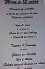 Le Saint Jean menu