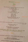 La Sanaga menu