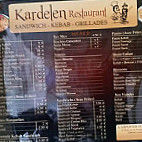 Kardelen menu