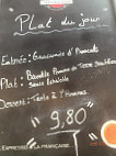 La Palme menu