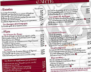 La Pergola menu