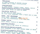 La Piazzetta menu