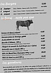 La Cote de Boeuf menu