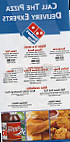 Domino's Pizza menu