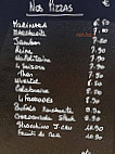 La Pergola Beach menu