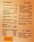 Chez Theo menu