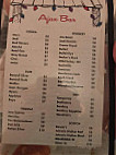 Ajax Diner menu