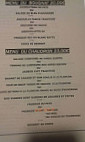 Le Chaudron menu