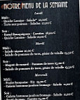 Mamie Cuisine menu