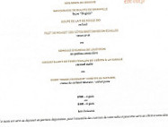 Le Cinq menu