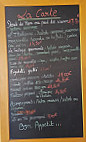 le gourmandies menu