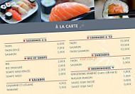 Sushi-riz menu