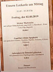 Alte Zunft menu