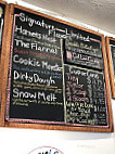 The Flannel Cow Creamery menu