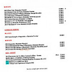 La Boucherie menu