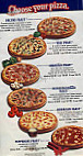 Domino's Pizza menu