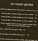 La Presqu'ile menu