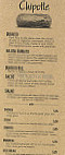 Chipotle Mexican Grill menu