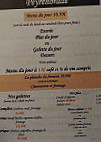 Restaurant du Fronton menu