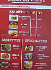 Bossfor Kebab menu