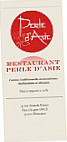 Perle D'asie menu