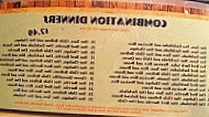 Mexico Viejo menu