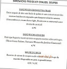 La Maison des Proteines menu