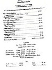 Main Street Bar Grille menu