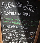 Les Jardins de Saint Didier menu