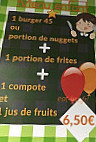 L'etoile menu