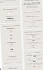 La Grillardiere menu