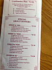 Temple Restaurant menu