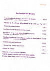 Au Relais du Porhoët menu