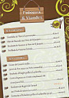 La Pinède menu