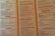 Asia Bistro menu