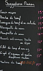 Un Coeur En Provence menu