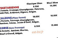 Pizzeria Pippo menu