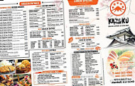 Kazoku Hibachi And Sushi menu