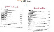 Creperie Le Bot menu