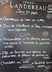 La Gare menu