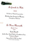 Le Moulin de la Baine menu