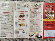 Asian Grill menu