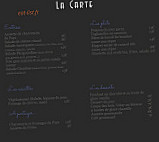 Les Platanes menu