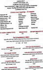 Uptown Pizza Company menu