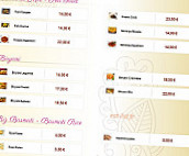 Namaste menu