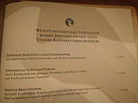 Harlachinger Jagdschlössl menu