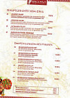 Bacchus Griechisches menu