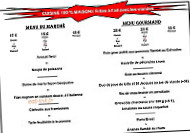 La Part des Anges menu