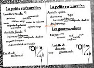 Opéra Café menu