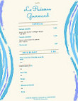 Le Ruisseau Gourmand menu